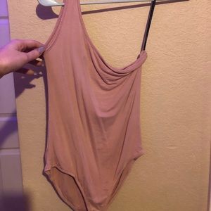 salmon/nude bodysuit